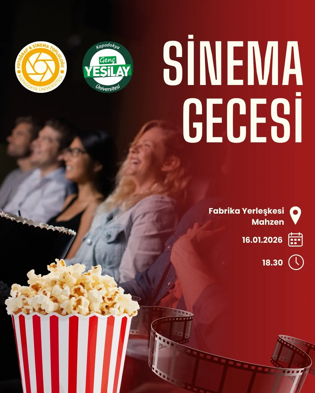 Genç Yeşilay & Fotoğraf ve Sinema ile Sinema Akşamları